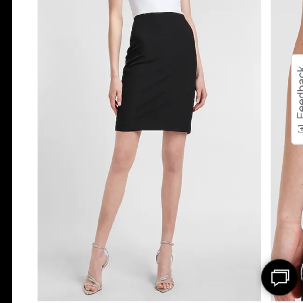 Express design studio high waist pencil skirt